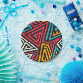 Abstract patroon papieren bordje (Feest)