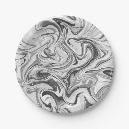 Abstract patroon papieren bordje (Voorkant)