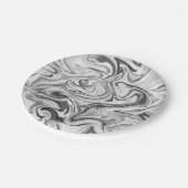 Abstract patroon papieren bordje (Gekanteld)