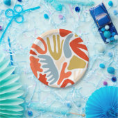 Abstract patroon papieren bordje (Feest)