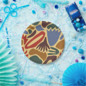 Abstract patroon papieren bordje (Feest)