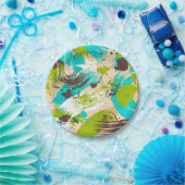 Abstract patroon papieren bordje (Feest)