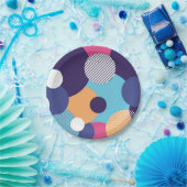 Abstract patroon papieren bordje (Feest)