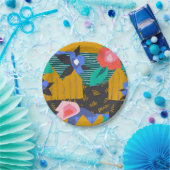 Abstract patroon papieren bordje (Feest)