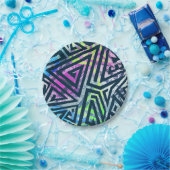 Abstract patroon papieren bordje (Feest)