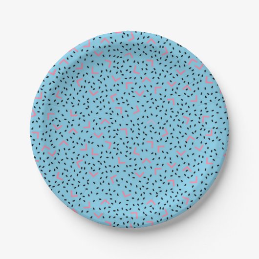 Abstract patroon papieren bordje (Voorkant)