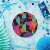 Abstract patroon papieren bordje (Feest)