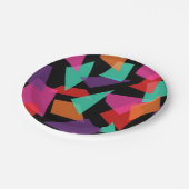 Abstract patroon papieren bordje (Gekanteld)