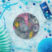 Abstract patroon papieren bordje (Feest)