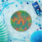Abstract patroon papieren bordje (Feest)
