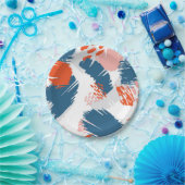 Abstract patroon papieren bordje (Feest)