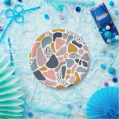 Abstract patroon papieren bordje (Feest)