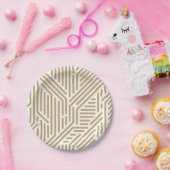 Abstract patroon papieren bordje (Feest)