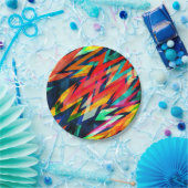 Abstract patroon papieren bordje (Feest)