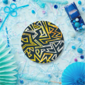 Abstract patroon papieren bordje (Feest)