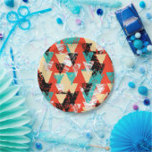 Abstract patroon papieren bordje (Feest)