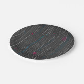 Abstract patroon papieren bordje (Gekanteld)
