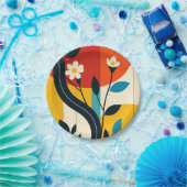 abstract patroon papieren bordje (Feest)