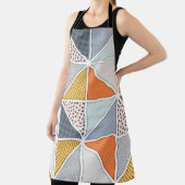 Abstract patroon, patchwork tegels. schort (Insitu)