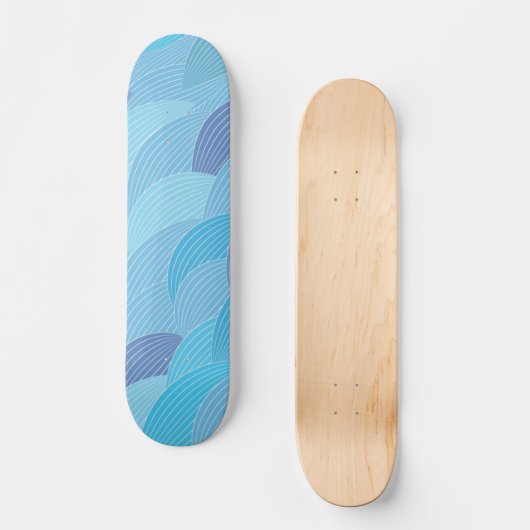 Abstract patroon persoonlijk skateboard (Voorkant)