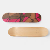 Abstract patroon persoonlijk skateboard (Horizontaal)