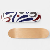 abstract patroon persoonlijk skateboard (Horizontaal)