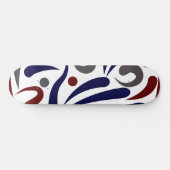 abstract patroon persoonlijk skateboard (Horizontaal)