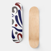 abstract patroon persoonlijk skateboard (Voorkant)
