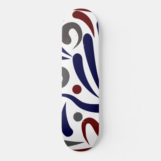 abstract patroon persoonlijk skateboard (Voorkant)