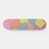 Abstract patroon persoonlijk skateboard (Horizontaal)