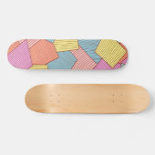 Abstract patroon persoonlijk skateboard (Horizontaal)