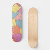 Abstract patroon persoonlijk skateboard (Voorkant)