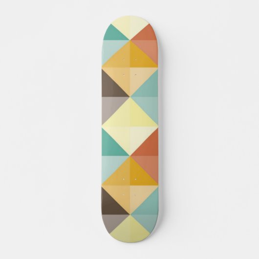 Abstract patroon persoonlijk skateboard (Voorkant)