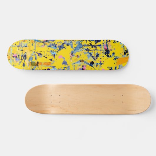 Abstract patroon persoonlijk skateboard (Horizontaal)