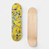 Abstract patroon persoonlijk skateboard (Voorkant)