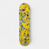 Abstract patroon persoonlijk skateboard (Voorkant)