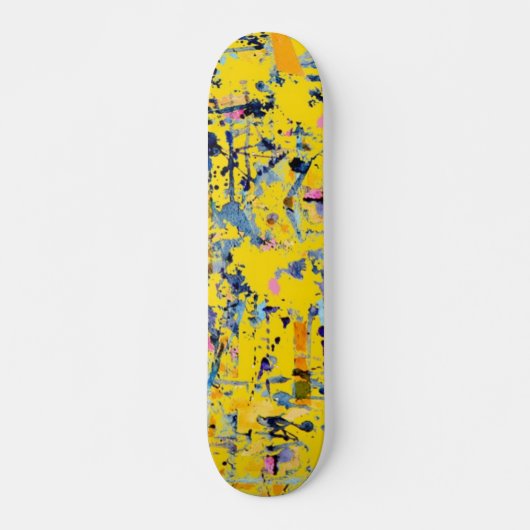Abstract patroon persoonlijk skateboard (Voorkant)