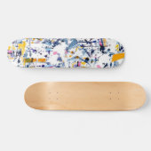 Abstract patroon persoonlijk skateboard (Horizontaal)