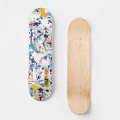 Abstract patroon persoonlijk skateboard (Voorkant)