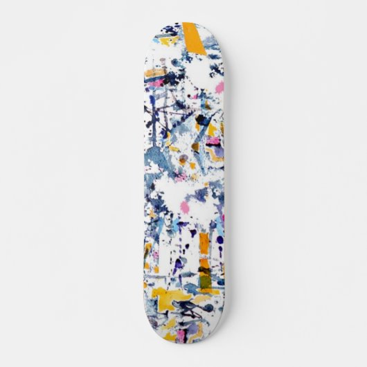 Abstract patroon persoonlijk skateboard (Voorkant)