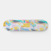 Abstract patroon persoonlijk skateboard (Horizontaal)