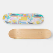 Abstract patroon persoonlijk skateboard (Horizontaal)