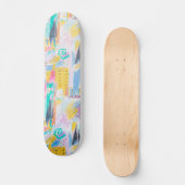 Abstract patroon persoonlijk skateboard (Voorkant)
