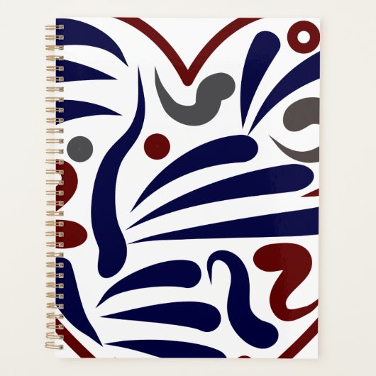  abstract patroon planner (Voorkant)