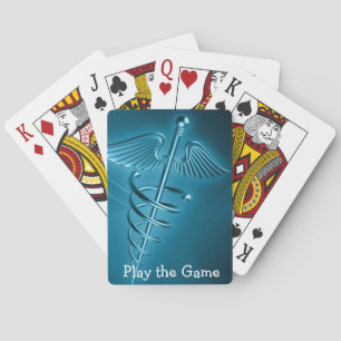 Abstract patroon pokerkaarten