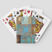 Abstract patroon pokerkaarten (Achterkant)