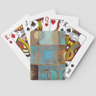 Abstract patroon pokerkaarten