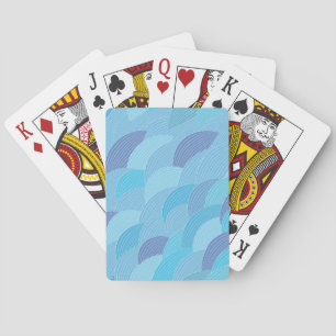 Abstract patroon pokerkaarten