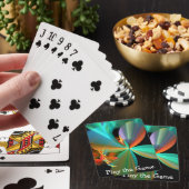 Abstract patroon pokerkaarten (Insitu)