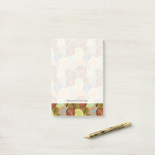 Abstract patroon post-it® notes (Op bureau)